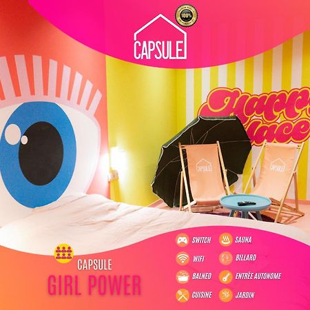 Capsule Girl Power Spa - Balneo - Sauna - Karaoke - Billard - 2 Chambres Charleroi Zewnętrze zdjęcie