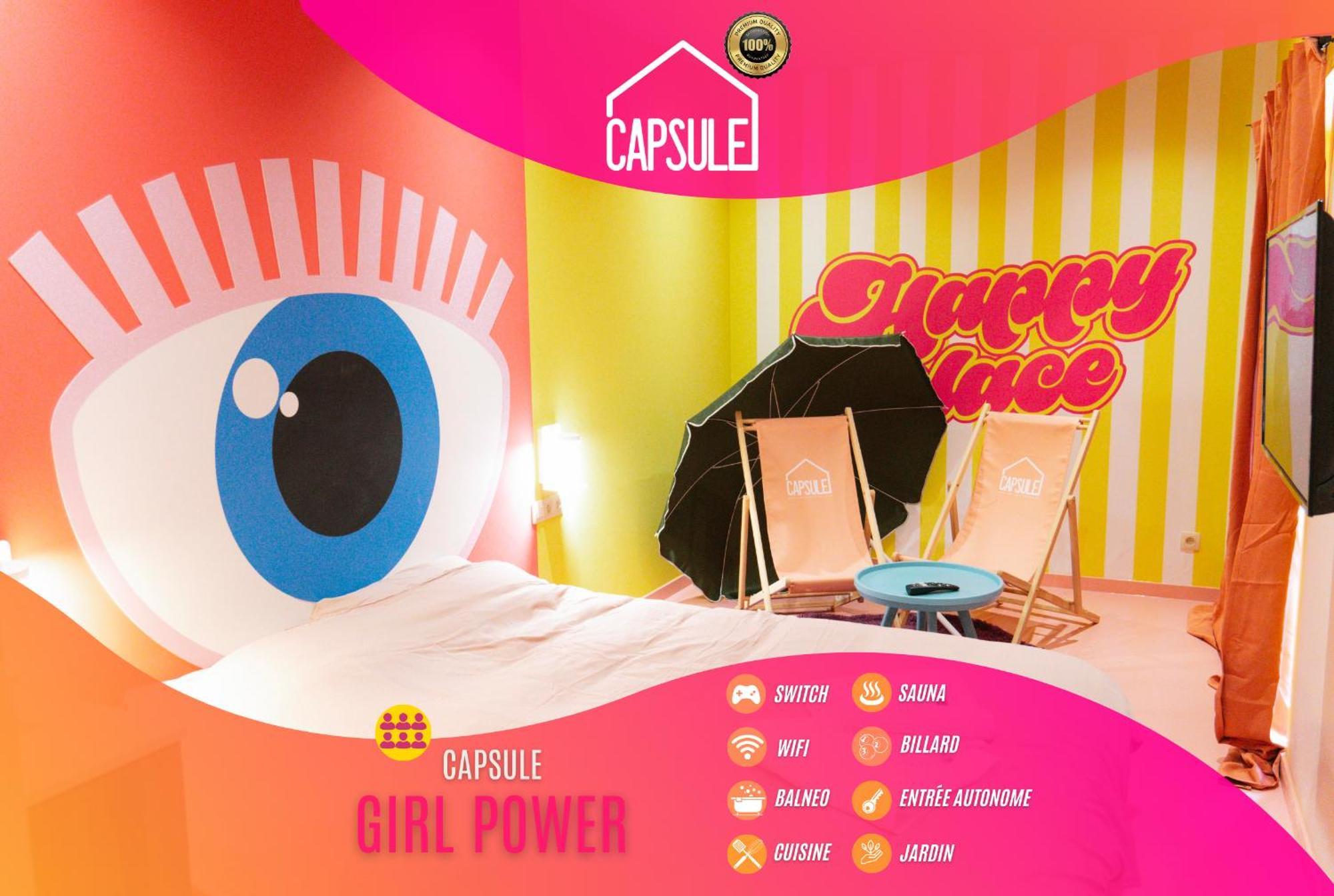 Capsule Girl Power Spa - Balneo - Sauna - Karaoke - Billard - 2 Chambres Charleroi Zewnętrze zdjęcie